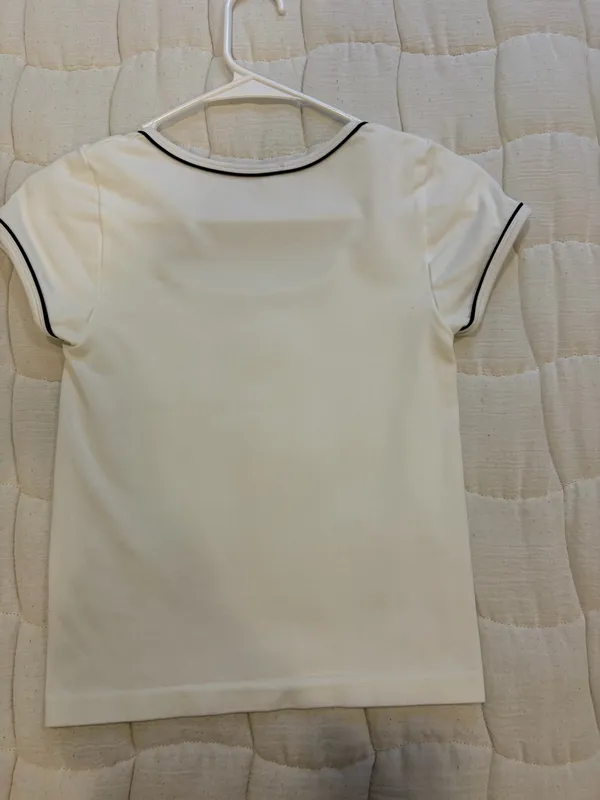 White square neck top - Image 2