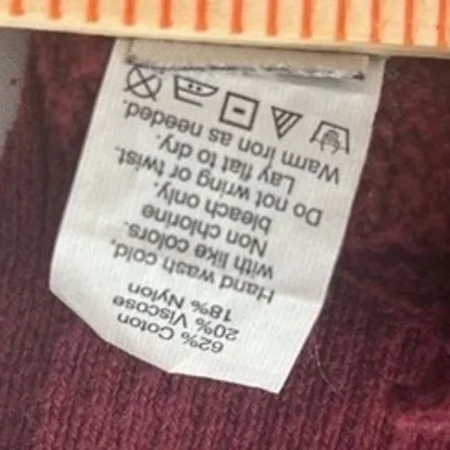 Madewell Women Burgundy Red‎ V-Neck Button Front Cardigan Sweater Size S - Image 11