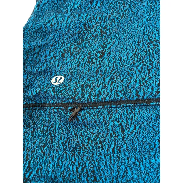 Lululemon Blue Mock Neck Pullover Jacket No Hood Size 6 Fit Fair - Image 9