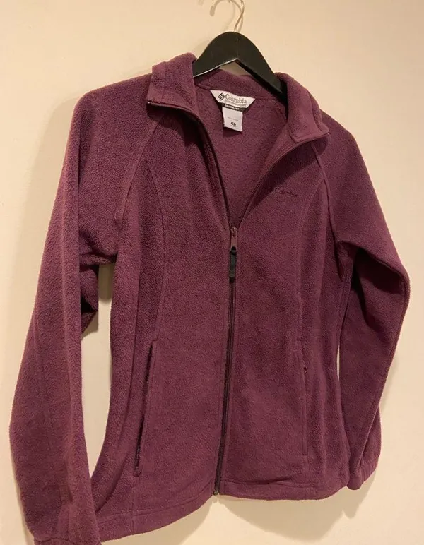 Deep purple Columbia fleece jacket - Image 2