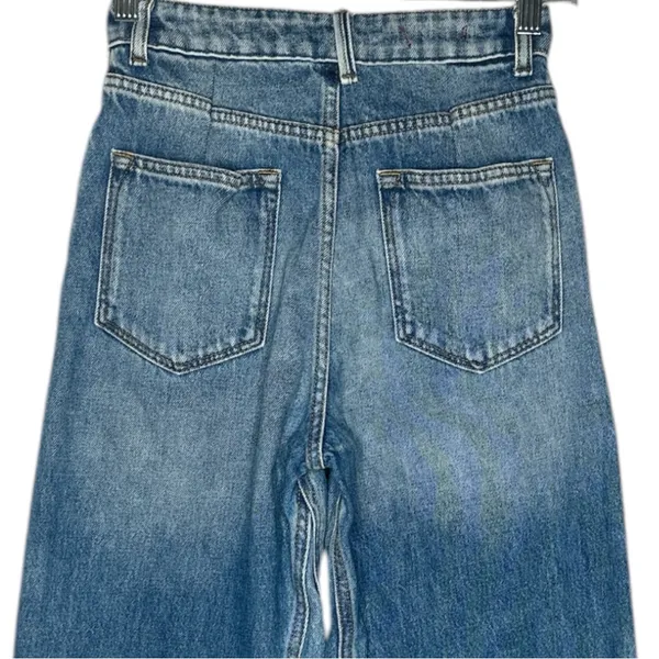 Frank and Oak Nina Wide Leg Jeans Size 25 - Image 7