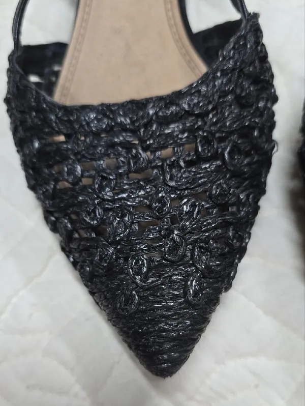 Sophia Taylor Black Pointed Slingback Flats | 7.5W Size 7.5 - Image 5