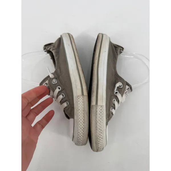 Converse Shoreline Slip On‎ Women Size 5 Gray Canvas Low Top Gorpcore Casual - Image 4