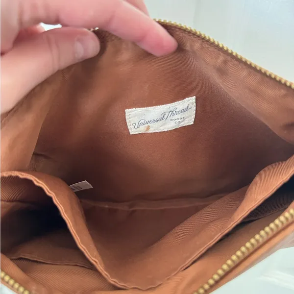 Universal Threads Tan Leather Bag - Image 9
