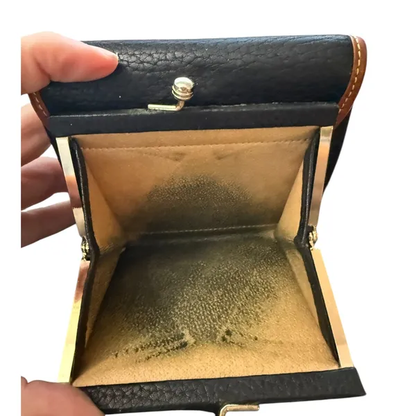 Dooney & Bourke Vintage Black All Weather Leather Wallet - Image 4