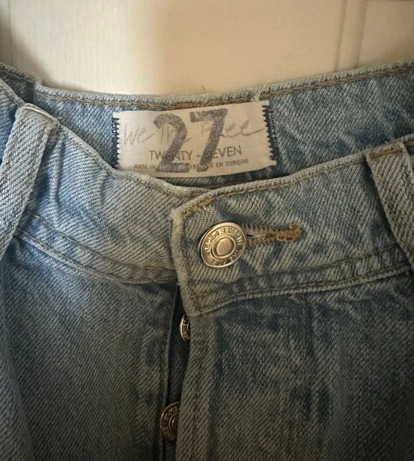 Distressed Wide Leg Jeans - Image 5