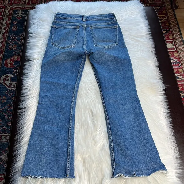 ZARA Cropped Flare Jeans - Image 7