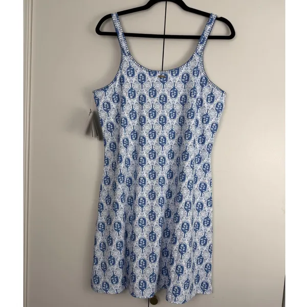 Cabana Life‎ Royal Blue White Pickleball Dress UPF 50+ Court Sporty NWT L - Image 2