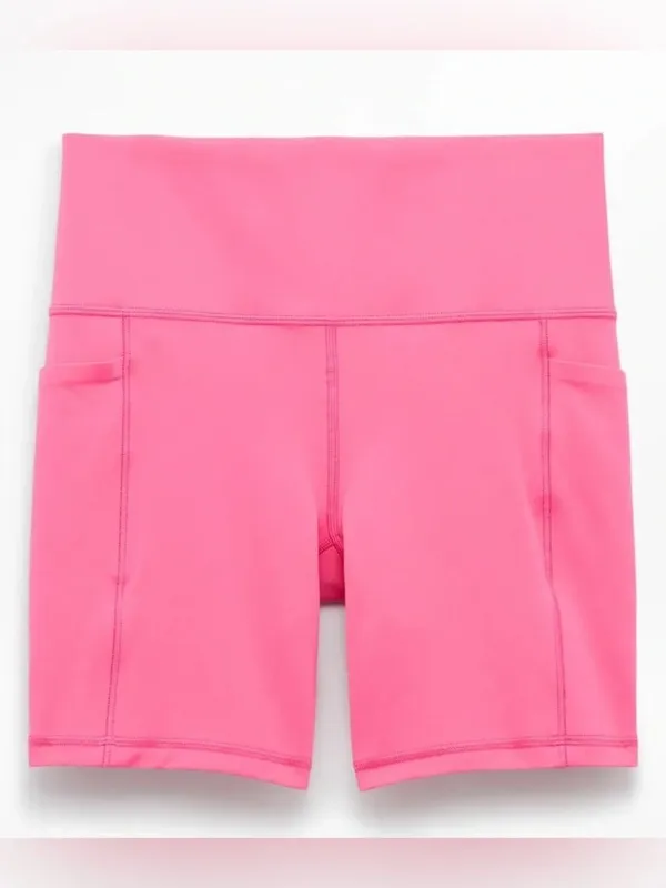 New Athleta XS Salutation Stash 7" Short X-Small Cerise Pink - Image 7