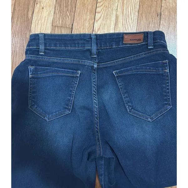 Express Size 8 Jeans Stella Regular Fit Low Rise Leggings pants - Image 5