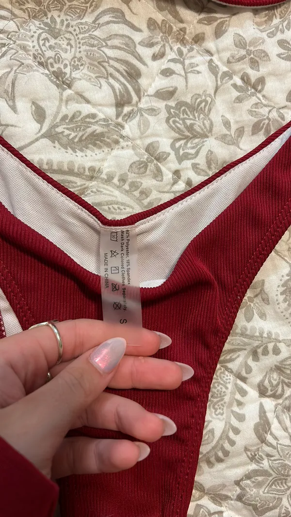SheIn Maroon Bikini - Image 2
