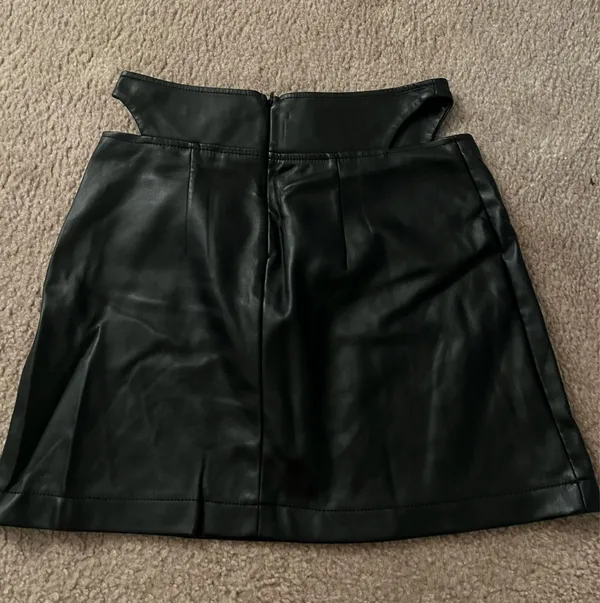 Forever 21 Leather Cut Out Skirt - Image 2