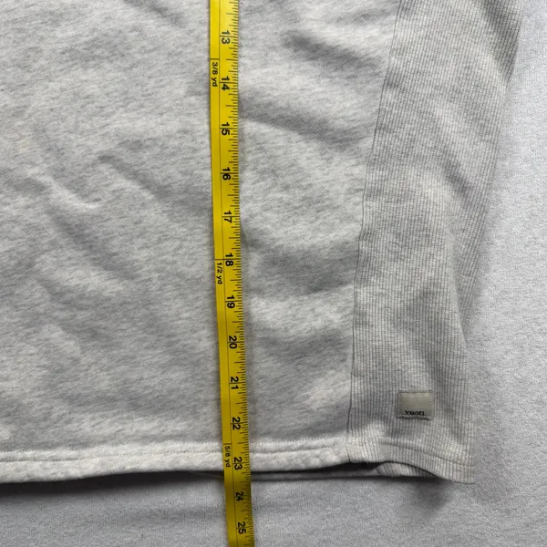 Vuori Restore Oversized Crewneck Sweatshirt Heather Gray XS - Image 8