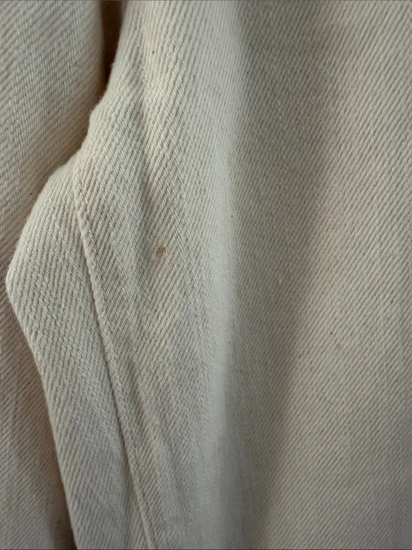 Zara Women’s Cream soft Wide-Leg jeans size 2 - Image 6