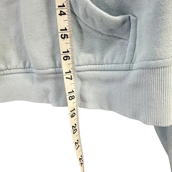 Lululemon Scuba Oversized Half-Zip Hoodie Womens XS-S Powder Blue Fleece Casual - Image 12