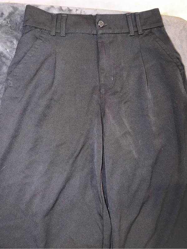 American Eagle Outfitters Super High Rise Wide Leg Pant in Black Size 6 Regular - Image 5