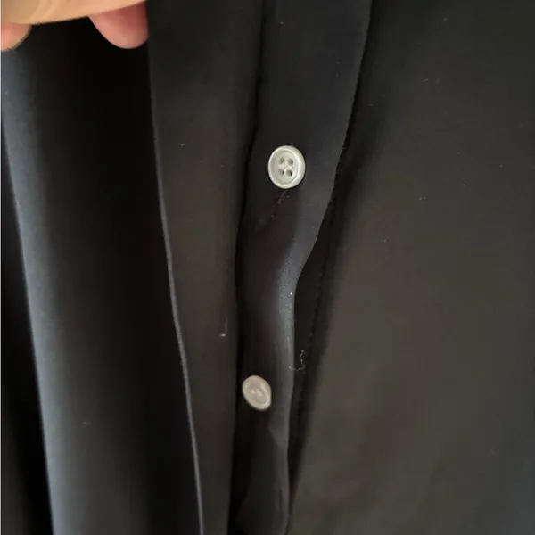 S P/ amanda‎ uprichard dress. 100% silk. Button up front sleeveless - Image 2
