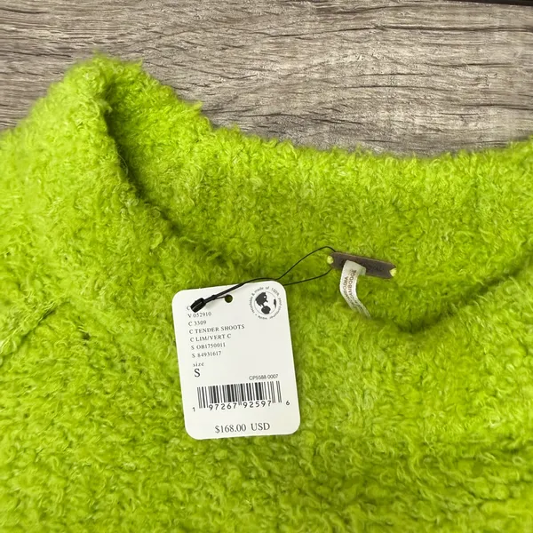 Free People x Anthropologie Fuzzy Oversized Teddy Sweater women size‎ small - Image 6