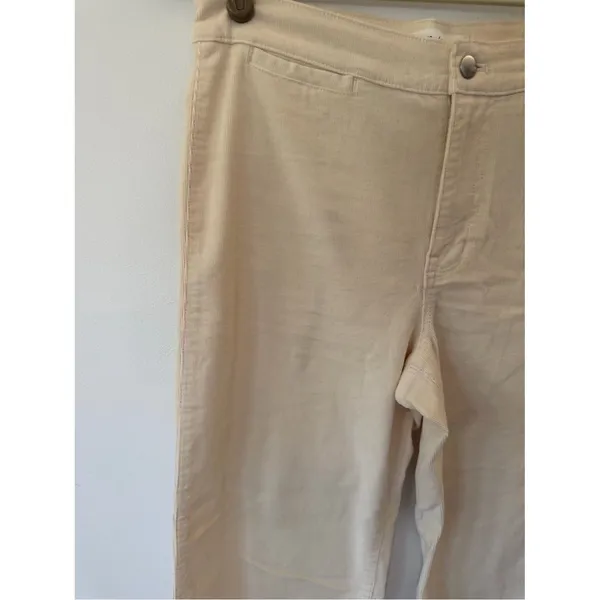 Madewell Cream The Petite Wide-Leg Pant in Corduroy 28P - Image 2