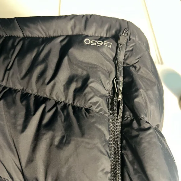 Eddie Bauer Down Vest quilted puffer zip up EB650 Black new small - Image 4