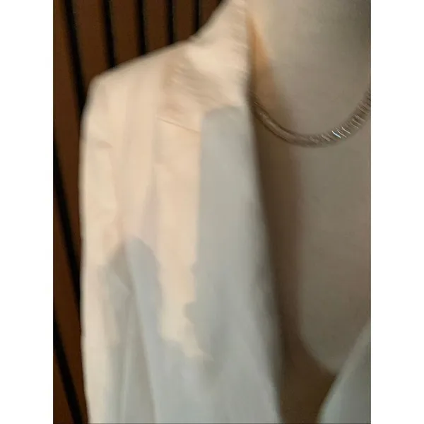 Zara white blazer oversize size xs work attire classy work blazer NWT - Image 3