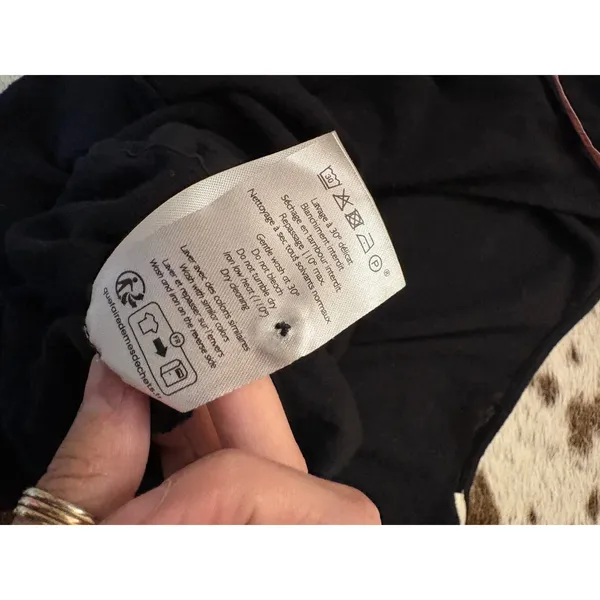 Sezane Black Milo Top size XS - Image 8