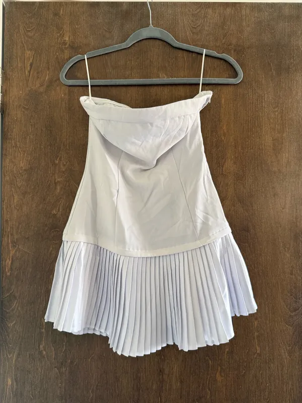 More To Come Revolve Lenore Strapless White Mini Dress - Image 6