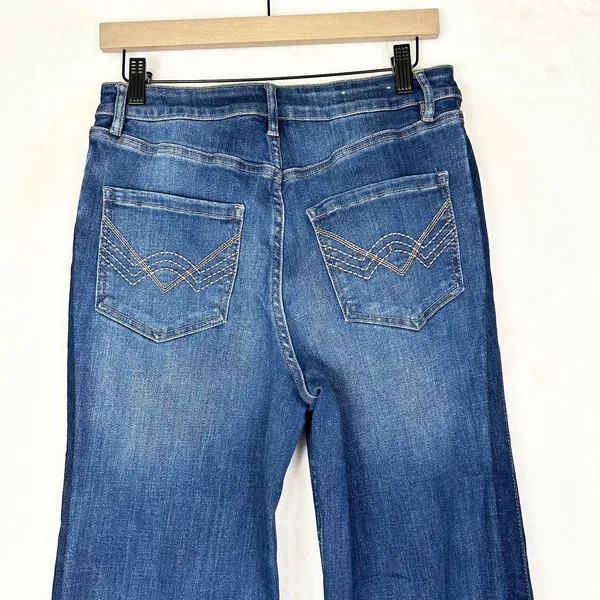 Idyllwind Gwynn High Risin Trouser Flare Jeans Size 8 Western Rodeo Stretch - Image 8