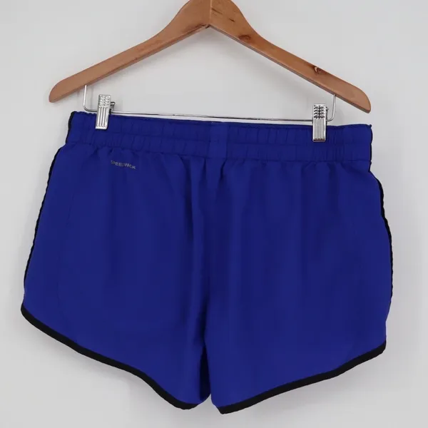 Reebok Blue Athletic Shorts‎ Women's Size L Running Gym Workout Performance - Image 6