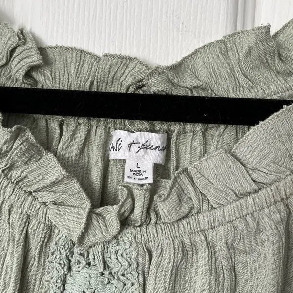 Kiwi + Punch Crochet Trim Lounge Set - Size L - Image 3