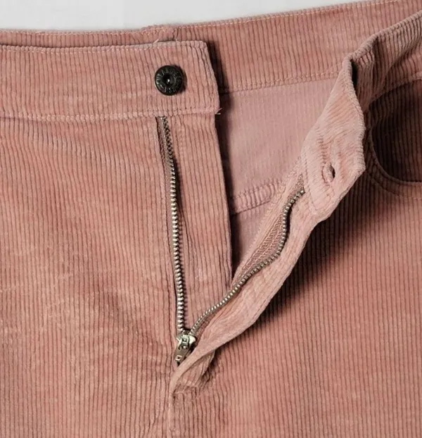 Sneak Peak Mauve Dusty Rose Pink Corduroy Mini Skirt Large - Image 8