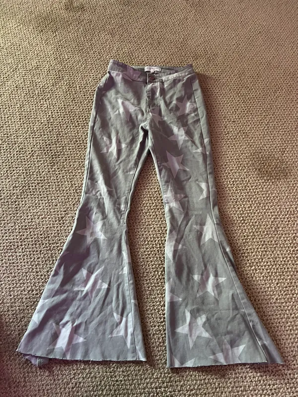 Toast Jeans Star Print Bell Bottoms - Image 3