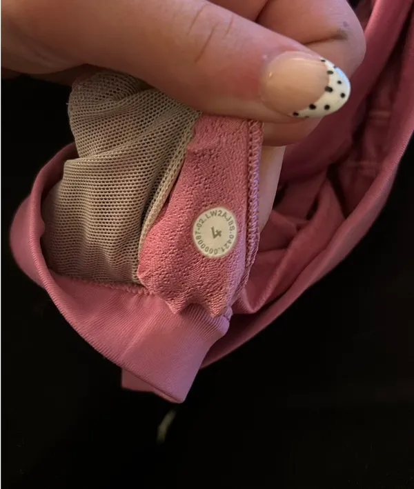 Lululemon Pink Sports Bra - Image 3
