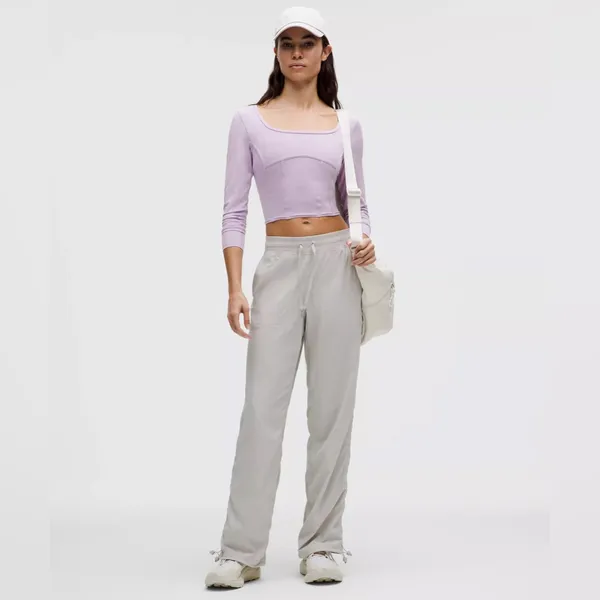 NWT Lululemon Waist-Seamed Nulu Long-Sleeve Shirt - Lilac Ether - 6 - Image 2