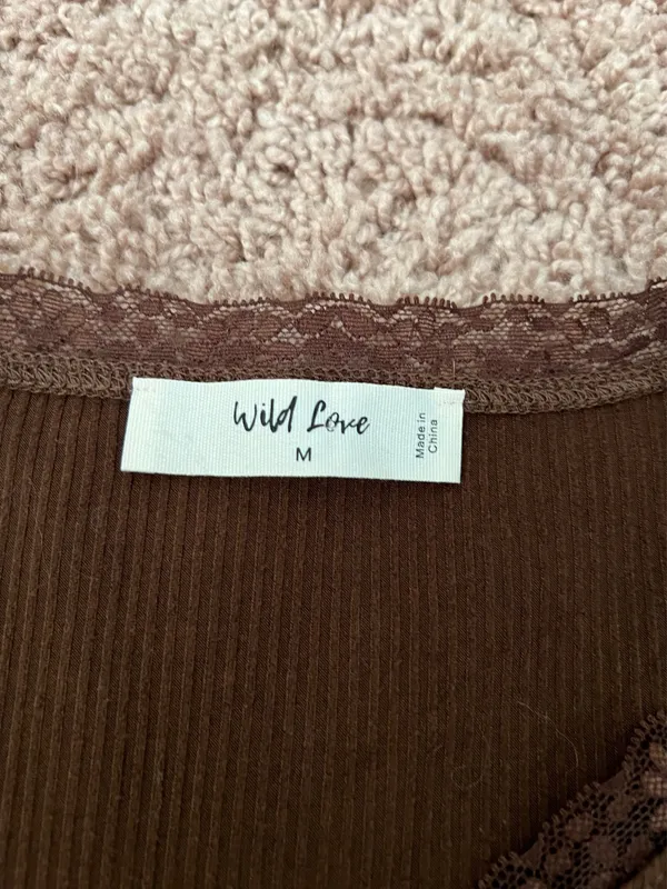 Long sleeve top Brown Size M - Image 3