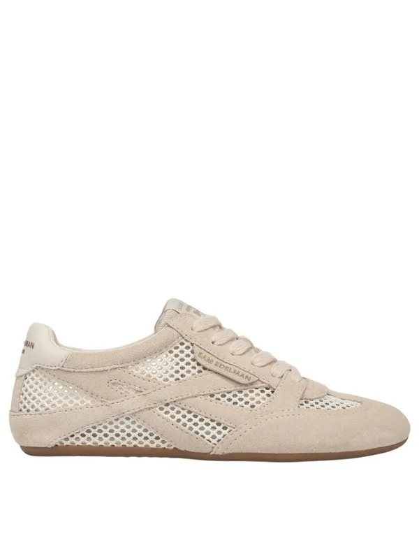 NWT Sam Edelman Tobi Sneaker Lace Up Low Top J8526M1 New Ecru Brown 8M - Image 3