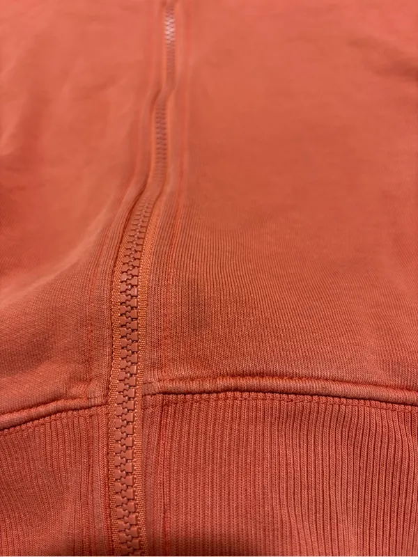 Pact Rust Zip-Up Hooded Sweatshirt medium - Image 6