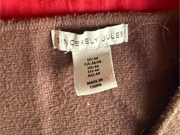 Sincerely Jules Brown V-Neck Button Front Cardigan - Image 3