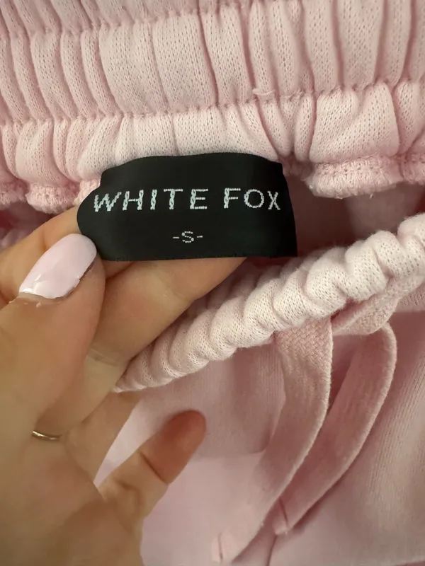 White fox sweat pants - Image 2