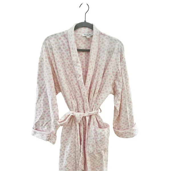 Christian Dior Vintage 100% Cotton Robe - Image 3