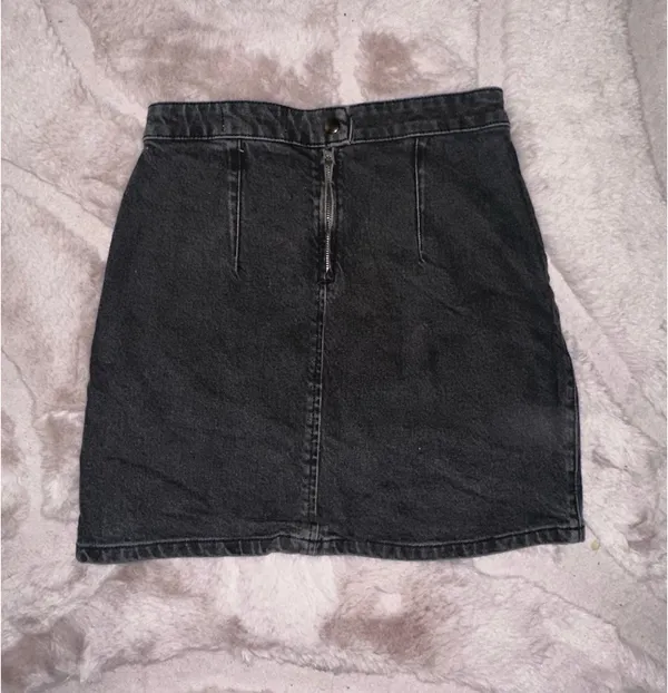 Free People Skirt Mini Denim - Image 3