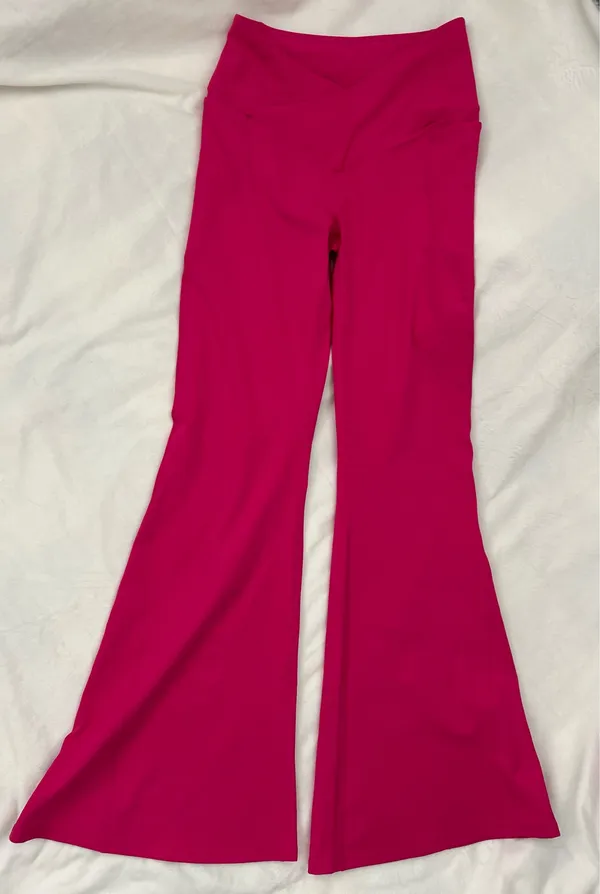 Oasis PureLuxe Fabletics High-Waisted Crossover Flares - Image 4
