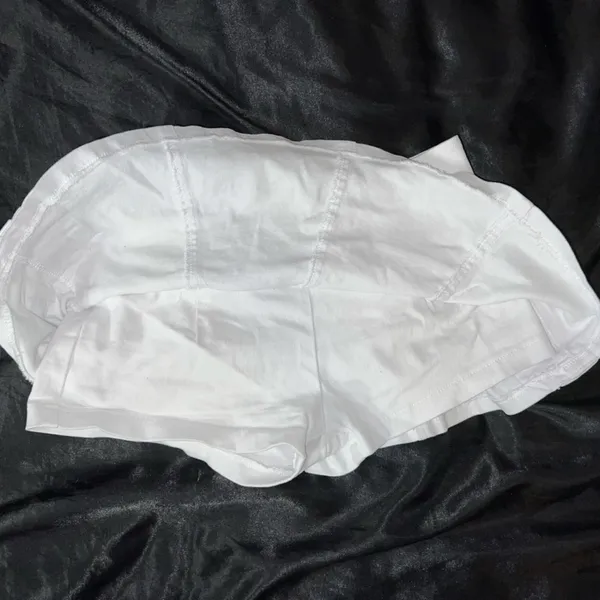 White Super Mini Skirt - Image 2