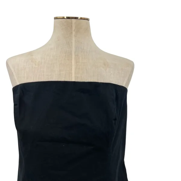 Abercrombie Bubble Hem Mini Dress Strapless‎ Black White Size XL - Image 4