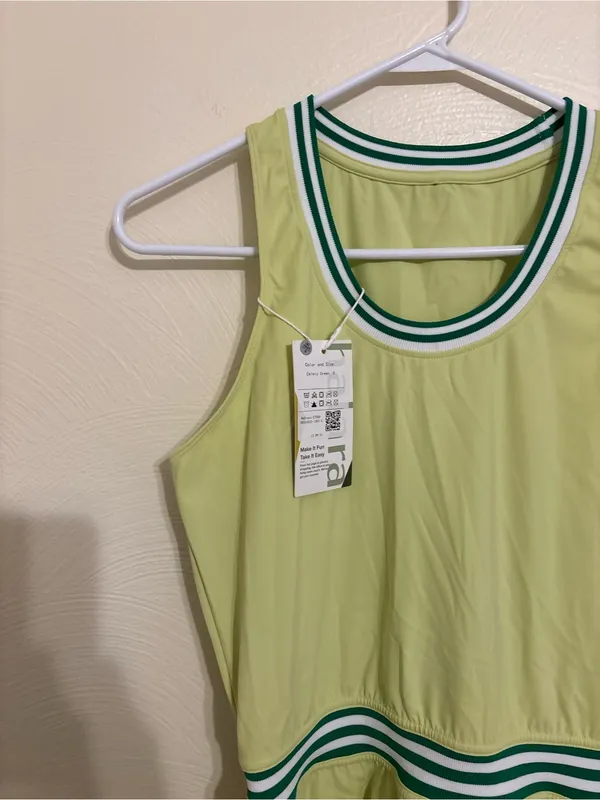 NWT Halara Athletic Tennis Dress Green Size Small - Image 7