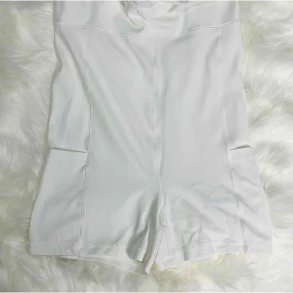 NEW OFFLINE BY AERIE Tennis Dress White Sleeveless Ruffle Hem LARGE Soft Support - Image 9