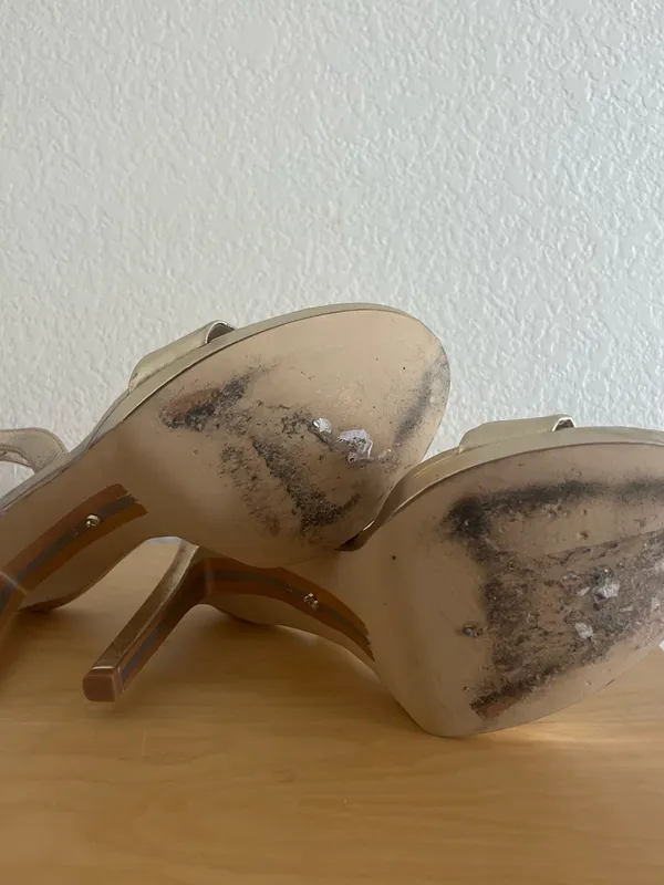 sam edelman gold heels - Image 3