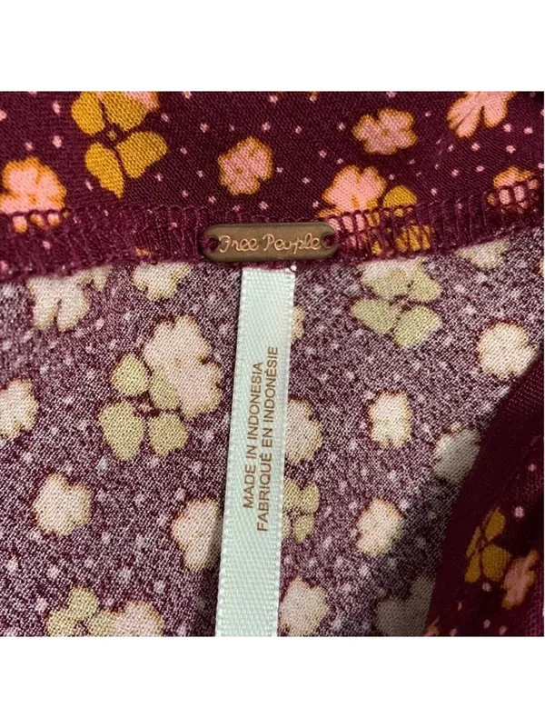 FREE PEOPLE IRL Floral Midi Skirt NWT, Size 10 - Image 9