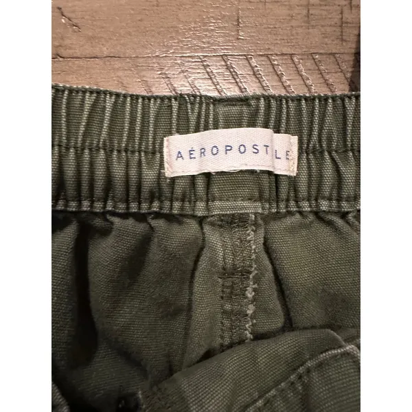 Aeropostale Olive Green Cargo‎ Pants - Straight Leg Utility - Size M - Image 3