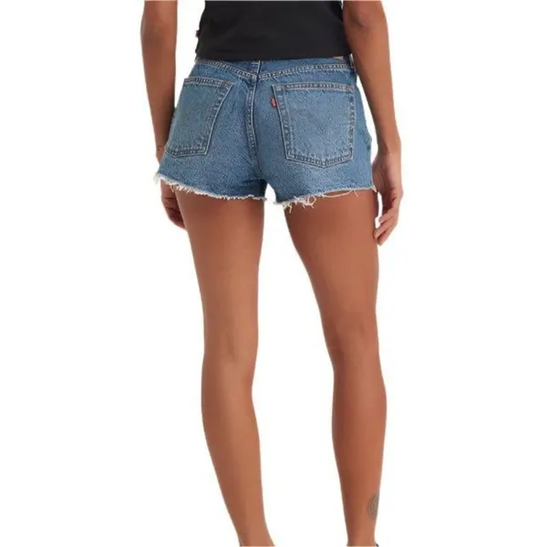 ✨Levi's 501 Original High Rise Distressed Hem Cut Off Sz 32 Shorts✨ - Image 3